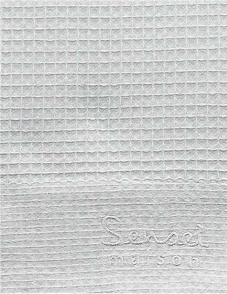 Lot de 2 serviettes de toilette nid d'abeille 210gr/m² SPA