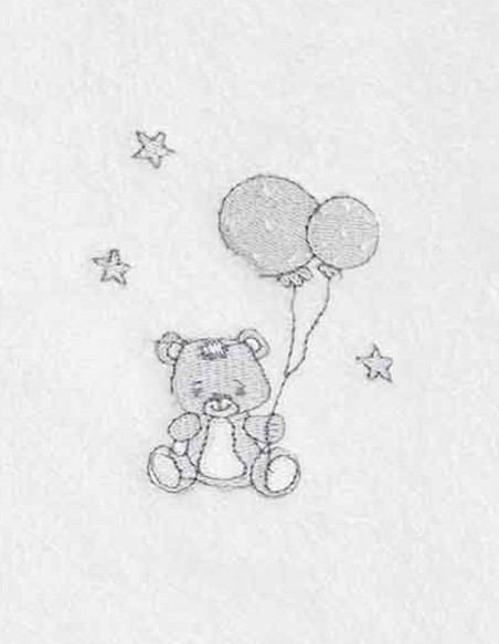 Drap de bain 70x130cm BABY SOFT OURS Coton Peigné, Draps de bain