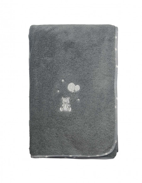 Drap de bain 70x130cm BABY SOFT OURS Coton Peigné, Draps de bain