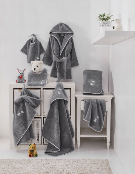 Peignoir Enfant BABY SOFT OURS Coton Peigné, Peignoirs