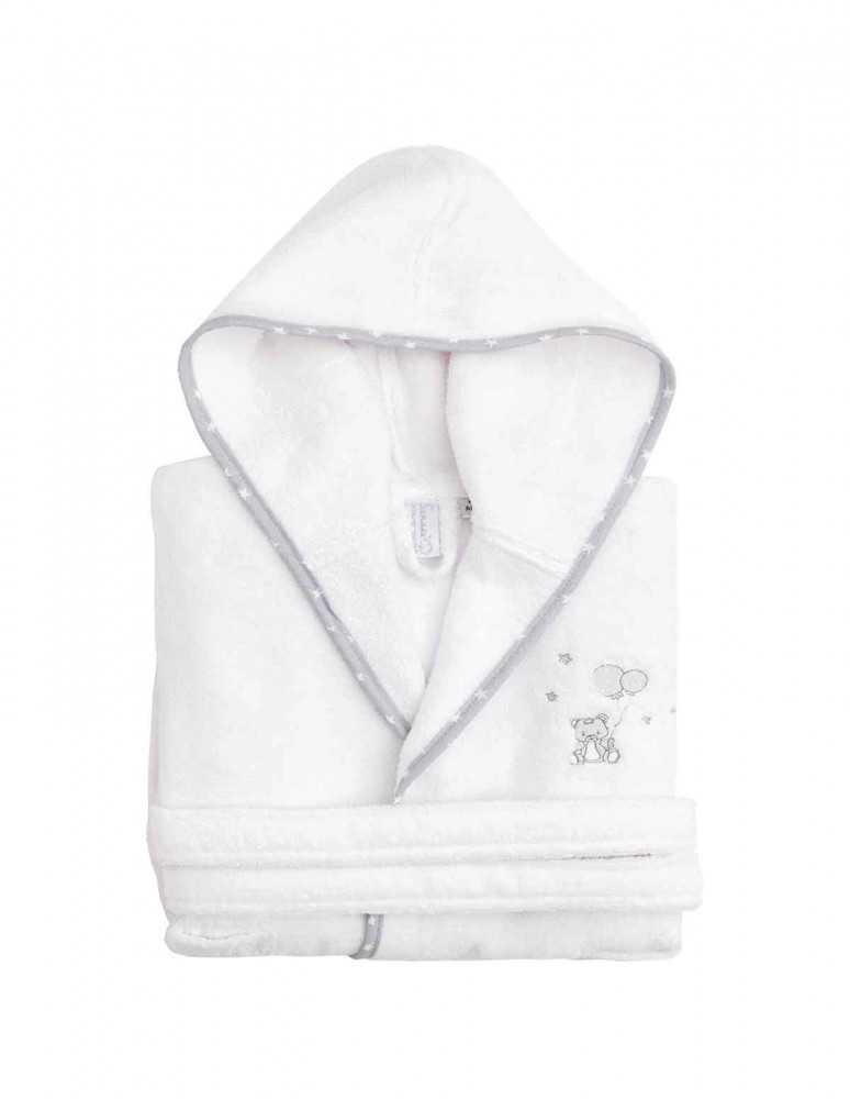 Peignoir Enfant BABY SOFT OURS Coton Peigné, Peignoirs