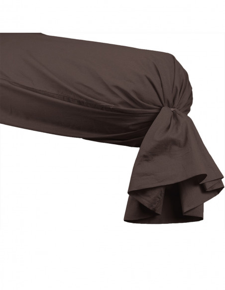 Taie de Traversin Percale Unie EASY CARE 80 fils/cm² SENSEI SOFT, T...