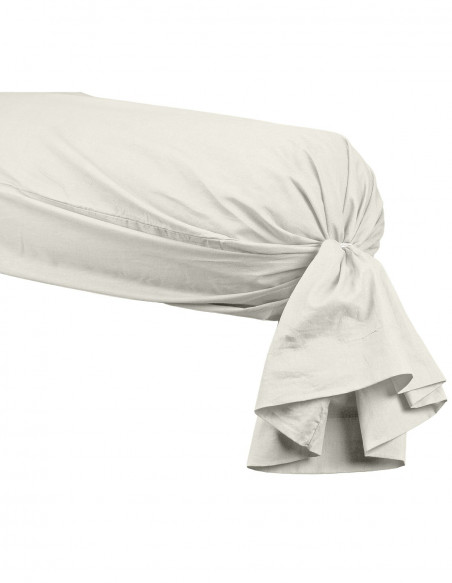 Taie de Traversin Percale Unie EASY CARE 80 fils/cm² SENSEI SOFT, T...