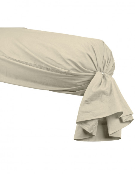 Taie de Traversin Percale Unie EASY CARE 80 fils/cm² SENSEI SOFT, T...