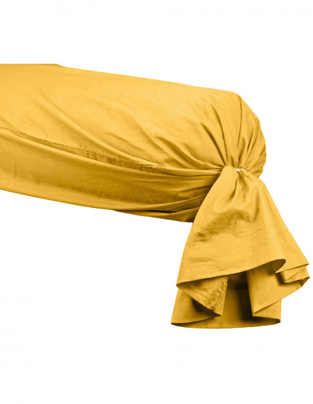 Taie de Traversin Percale Unie EASY CARE 80 fils/cm² SENSEI SOFT, T...