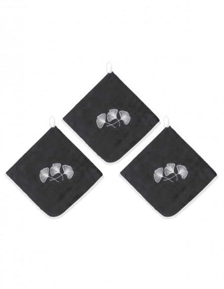 Lot de 3 Torchons Carrés Eponge 50x50cm 420gr/m² GINKGO, Torchons Lot de 3 Torchons Carrés Eponge 50x50cm 420gr/m² GINKGO, Torchons