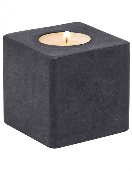 Photophore en marbre SKRIBA, Accessoires de salle de bain