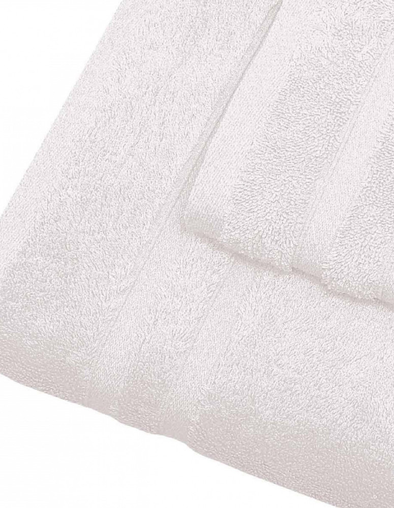 Lot de 3 Serviettes invités 30x50cm 600gr/m² Coton Peigné/Modal SEN...