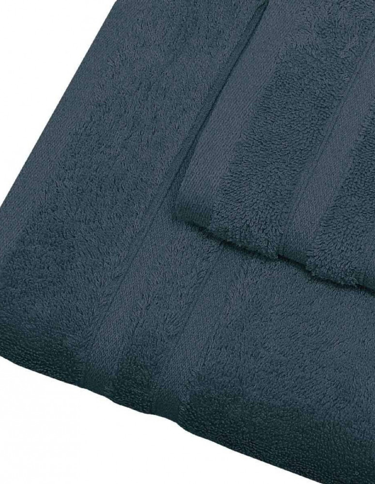 Lot de 3 Serviettes invités 30x50cm 600gr/m² Coton Peigné/Modal SEN...