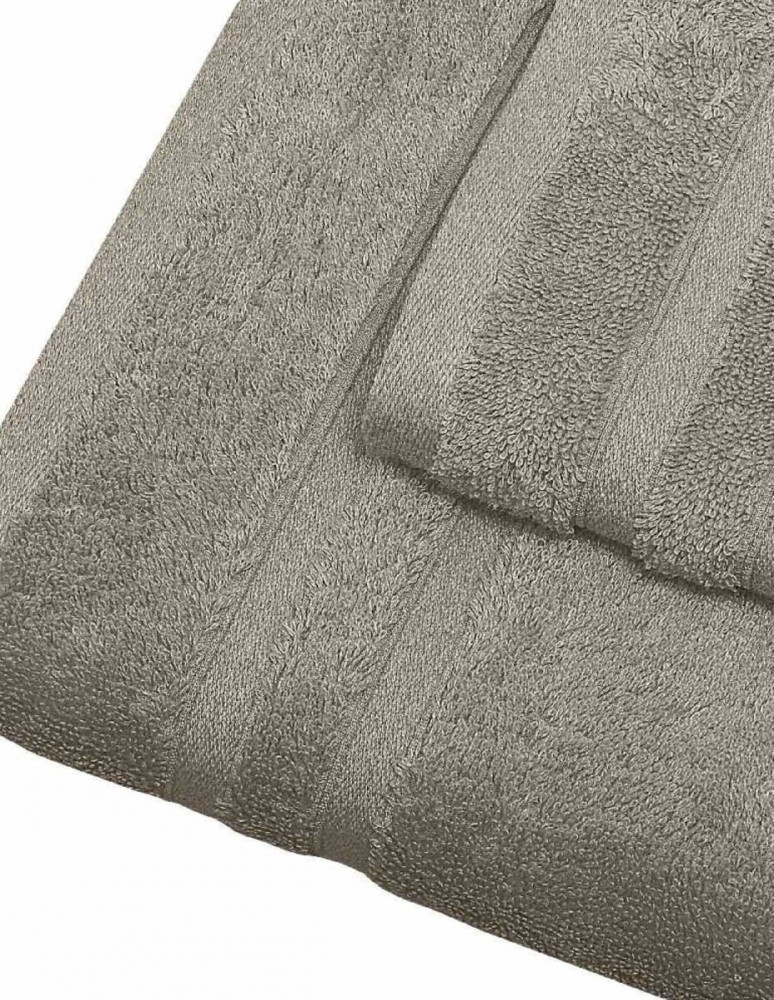 Lot de 3 Serviettes invités 30x50cm 600gr/m² Coton Peigné/Modal SEN...