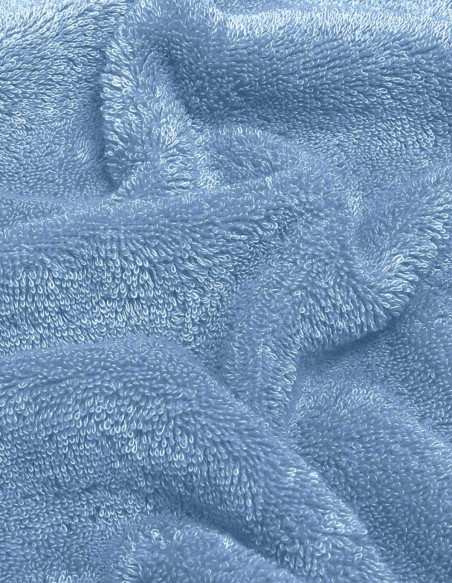 Lot de 3 Serviettes invités 30x50cm 600gr/m² Coton Peigné/Modal SEN...