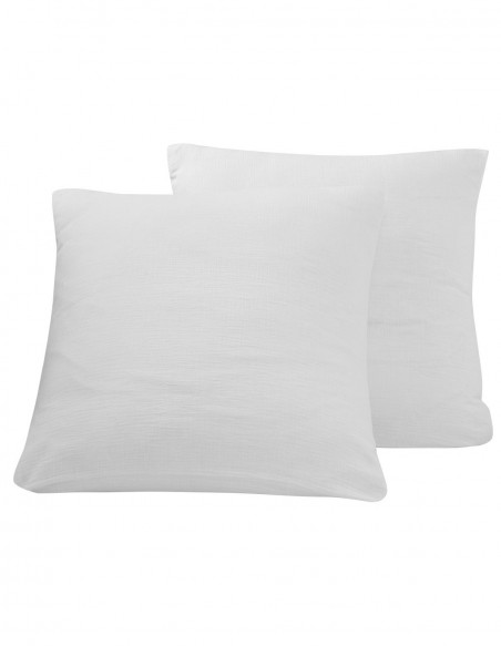 Lot de 2 taies en gaze de coton LOFT