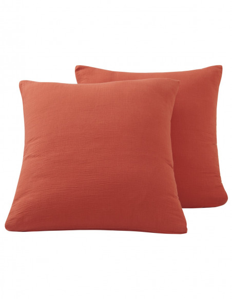 Lot de 2 taies en gaze de coton LOFT