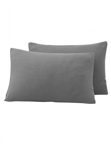 Lot de 2 taies en gaze de coton LOFT