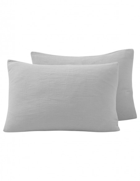 Lot de 2 taies en gaze de coton LOFT