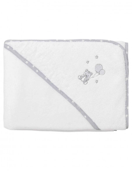 Cape de Bain Enfant BABY SOFT OURS Coton Peigné, Capes de bain