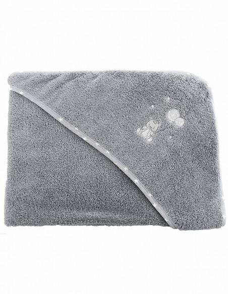 Cape de Bain Enfant BABY SOFT OURS Coton Peigné, Capes de bain
