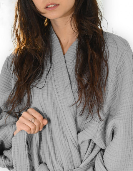 Peignoir en gaze de coton LOFT