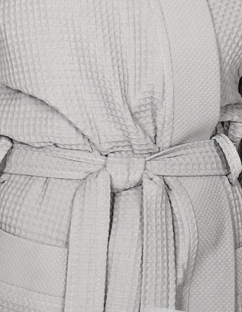 Peignoir court nid d'abeille col piqué de coton 210gr/m² SPA, Peign...