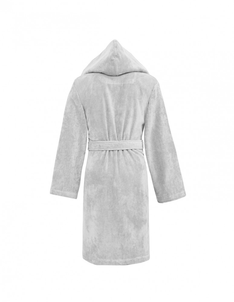 Peignoir Capuche Velours Uni CONSTANT, Peignoirs de bain