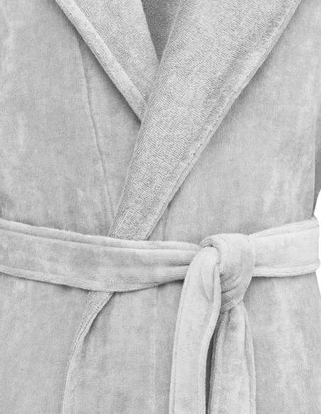 Peignoir Capuche Velours Uni CONSTANT, Peignoirs de bain