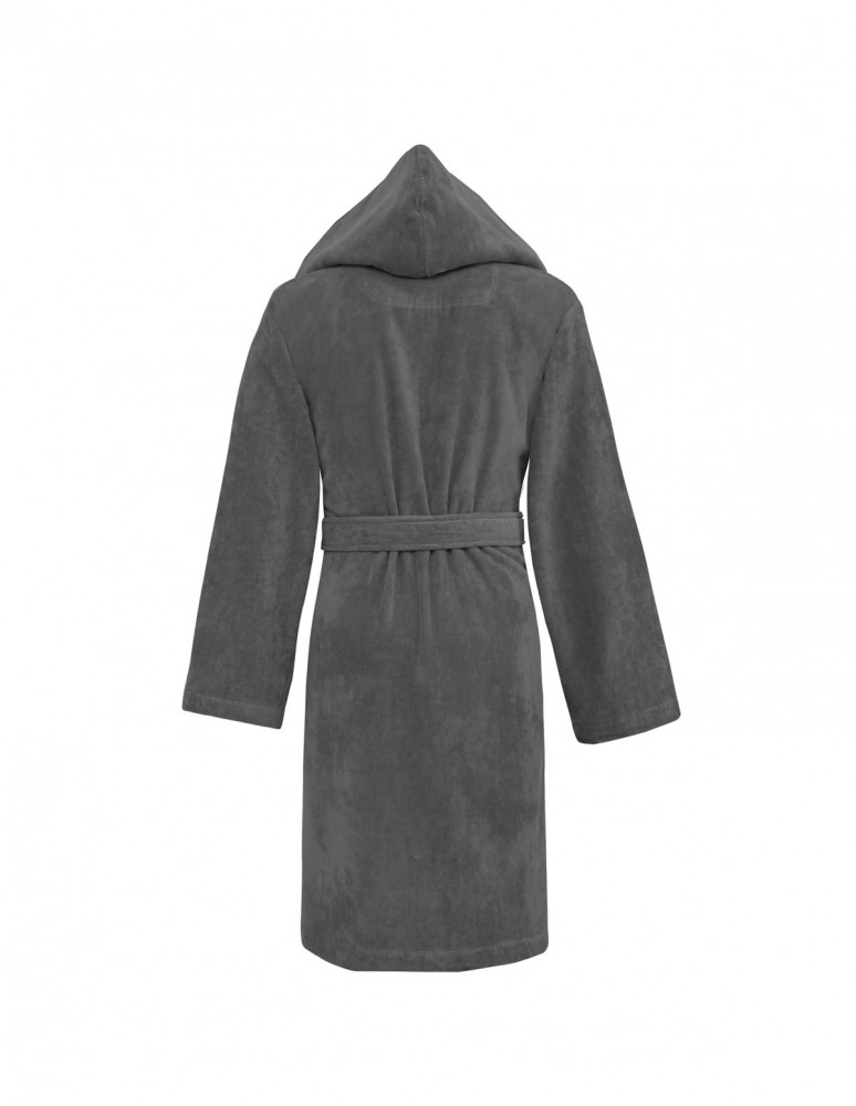 Peignoir Capuche Velours Uni CONSTANT, Peignoirs de bain