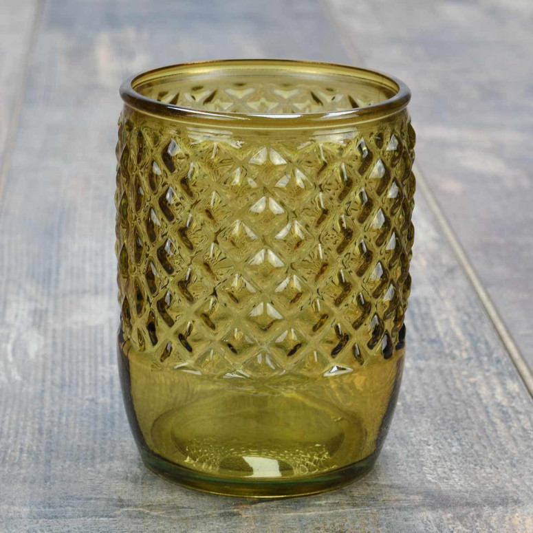 Gobelet Verre Recyclé DIAMOND, Accessoires de salle de bain