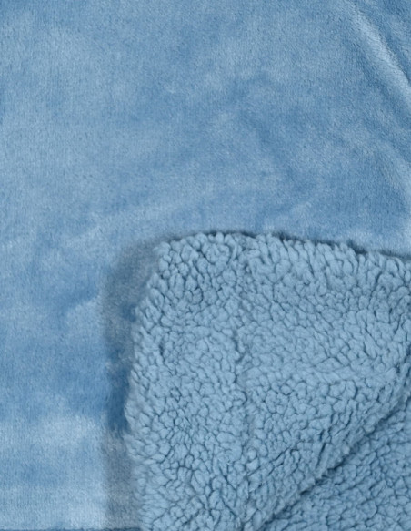 Plaid Acrylic Mohair Doublé Mouton EDINBOURG, Plaids