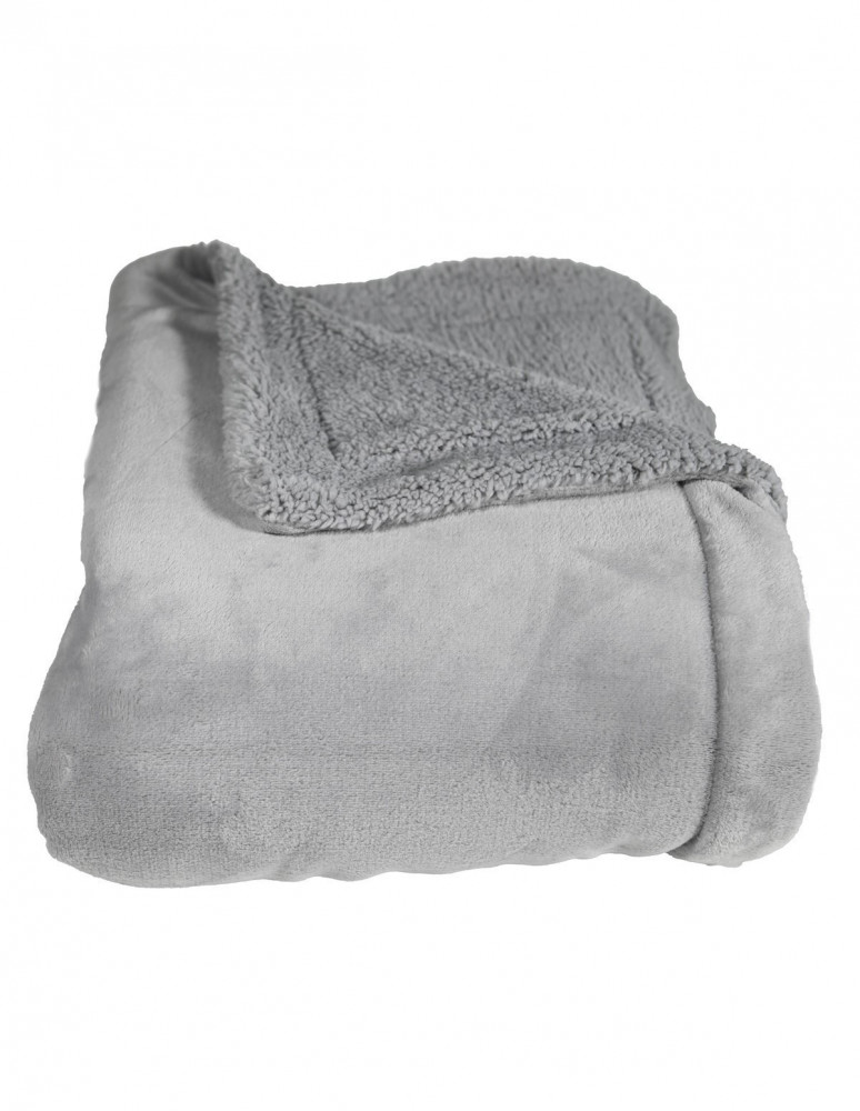 Plaid Acrylic Mohair Doublé Mouton EDINBOURG, Plaids