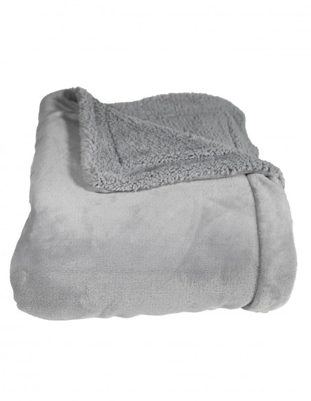 Plaid Acrylic Mohair Doublé Mouton EDINBOURG, Plaids