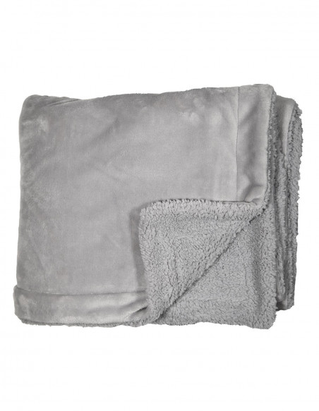 Plaid Acrylic Mohair Doublé Mouton EDINBOURG, Plaids