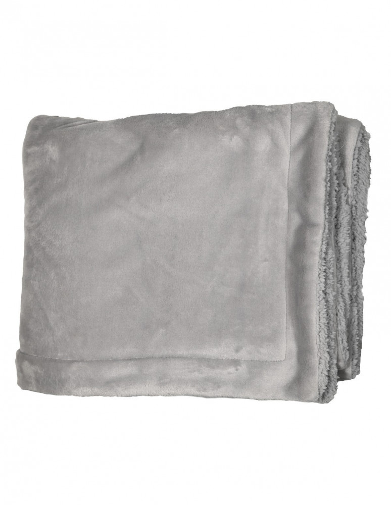 Plaid Acrylic Mohair Doublé Mouton EDINBOURG, Plaids