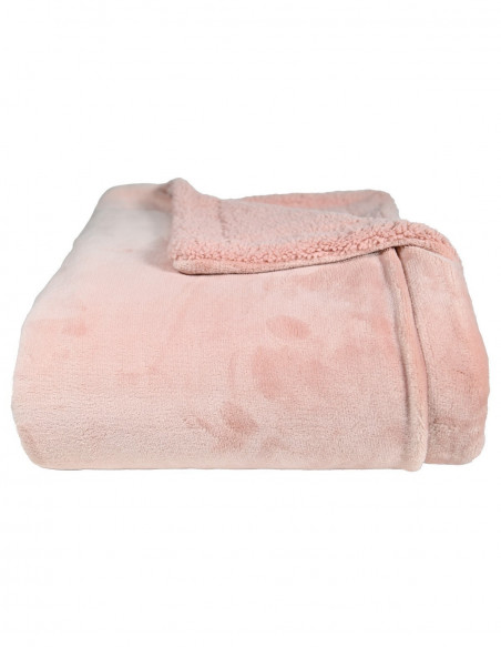 Plaid Acrylic Mohair Doublé Mouton EDINBOURG, Plaids