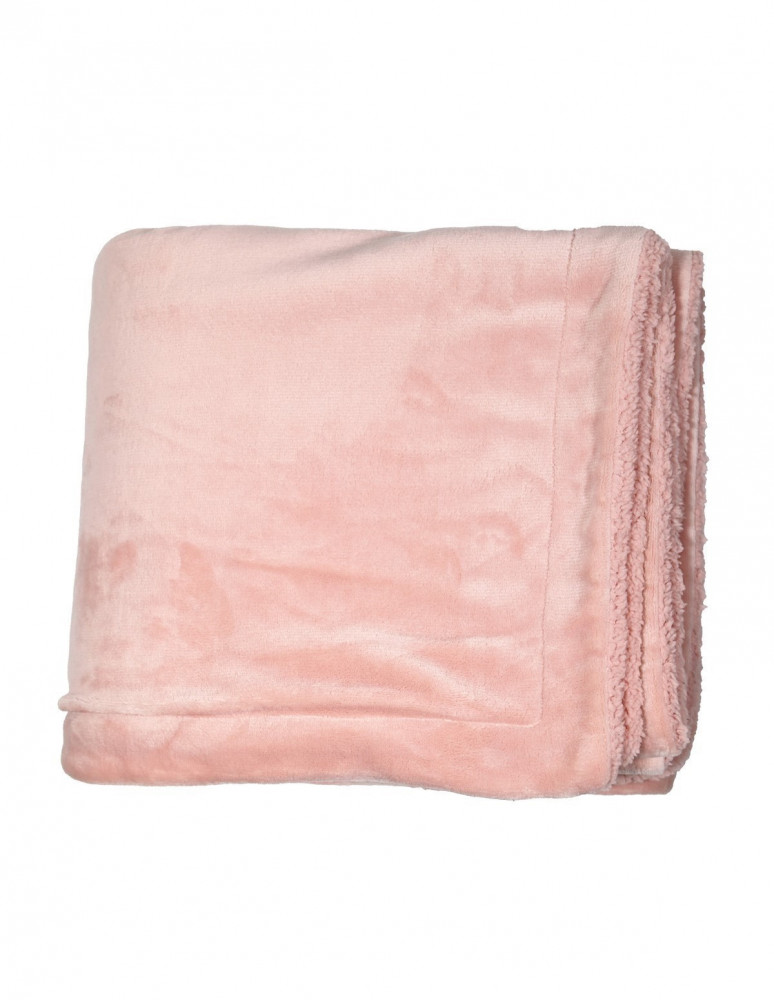 Plaid Acrylic Mohair Doublé Mouton EDINBOURG, Plaids