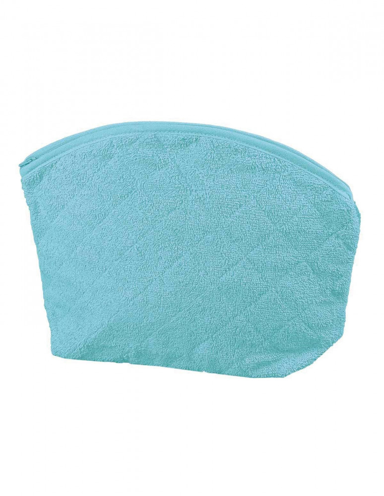 Trousse de toilette unie GM éponge matelassée 420gr/m² 30x25cm LUXU...