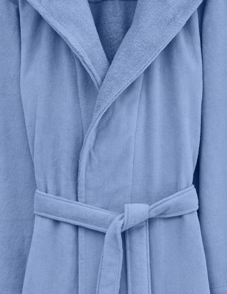 Peignoir Capuche Velours Uni CONSTANCE, Peignoirs de bain