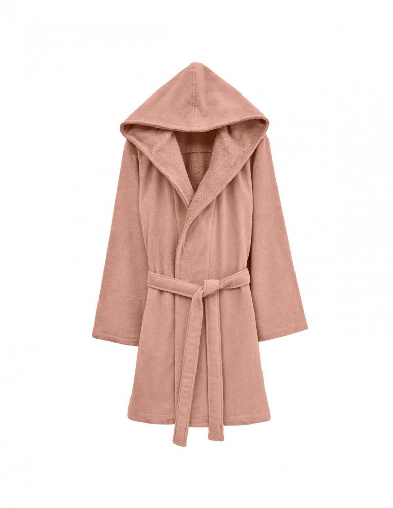 Peignoir Capuche Velours Uni CONSTANCE, Peignoirs de bain