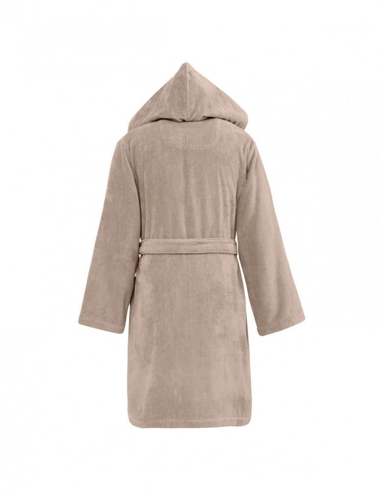 Peignoir Capuche Velours Uni CONSTANCE, Peignoirs de bain 2