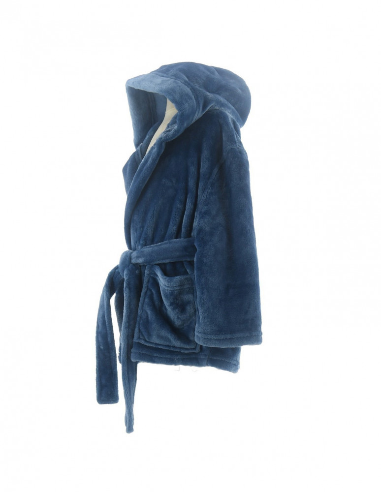 Peignoir Enfant Polaire Col Châle Micro Sensoft BABY KOMO, Polaires