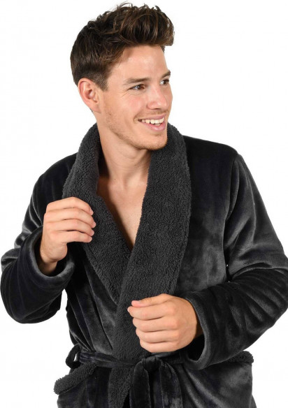 Peignoir Mixte Micro Sensoft Doublé BOLSTA, Peignoirs et robes de c...