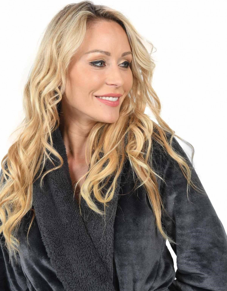 Peignoir Mixte Micro Sensoft Doublé BOLSTA, Peignoirs et robes de c...