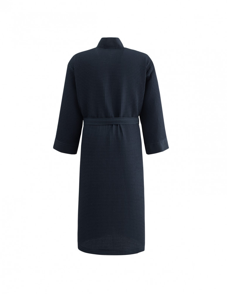 Peignoir long nid d'abeille col piqué de coton 210gr/m² SPA, Peigno...