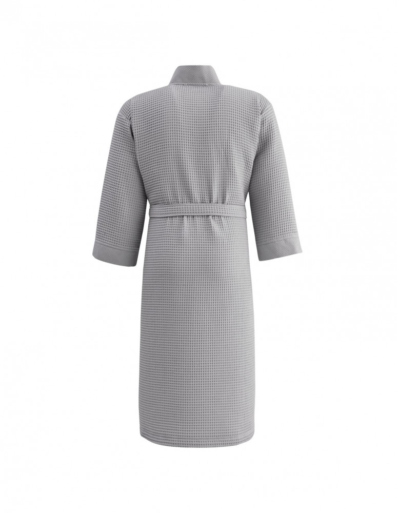 Peignoir long nid d'abeille col piqué de coton 210gr/m² SPA, Peigno...