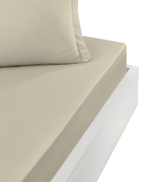 Drap housse bonnet 40cm en percale coton SOFT PERCALE PLUS