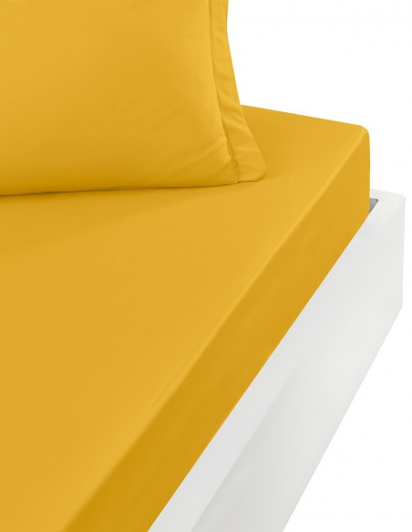 Drap housse bonnet 40cm en percale coton SOFT PERCALE PLUS