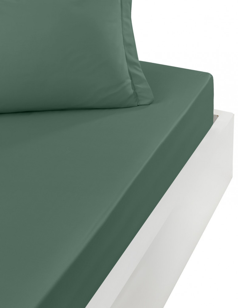 Drap housse bonnet 40cm en percale coton SOFT PERCALE PLUS