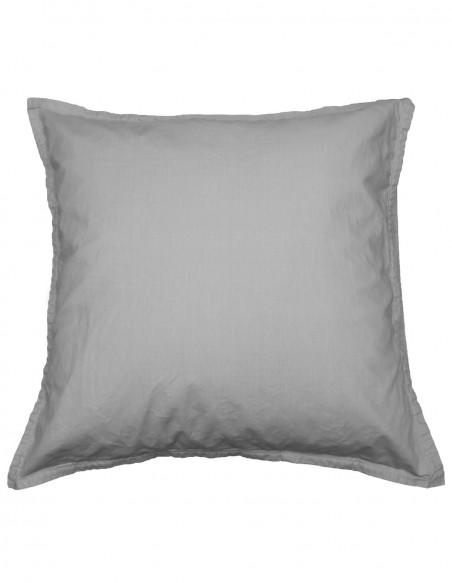 Lot de 2 taies d'oreiller en percale lavée HOME WASHED