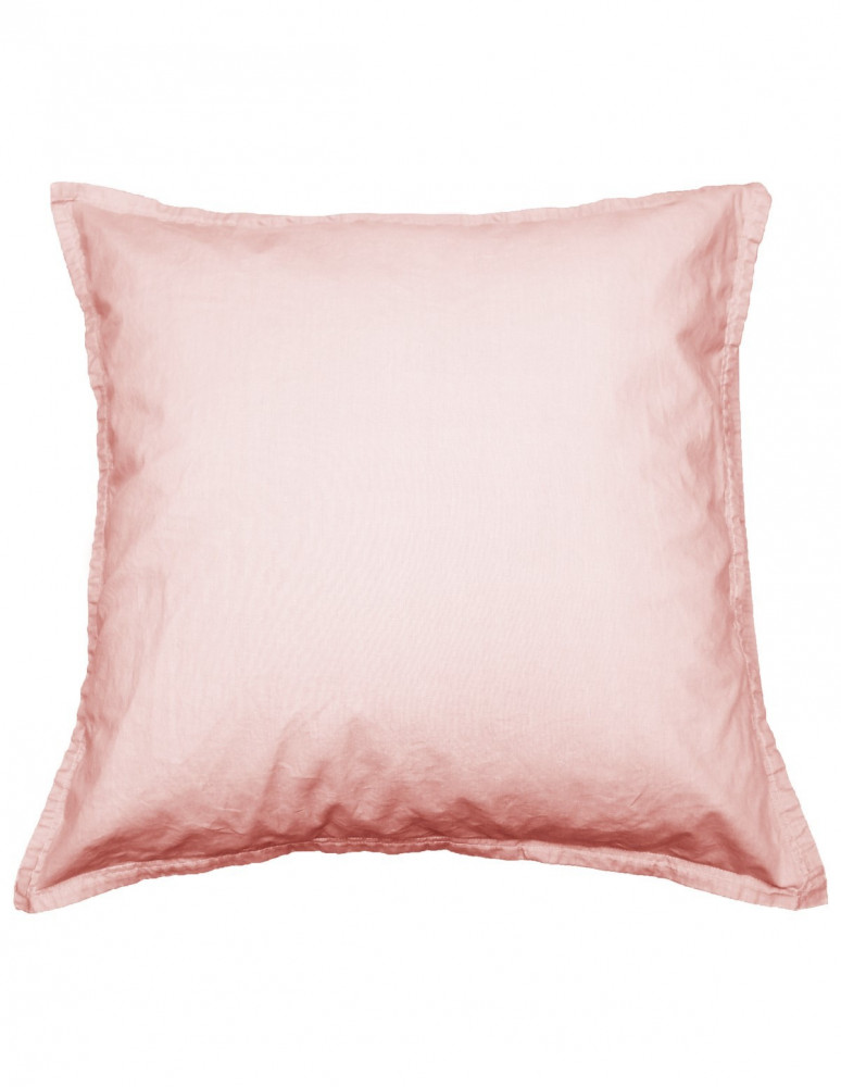 Lot de 2 taies d'oreiller en percale lavée HOME WASHED