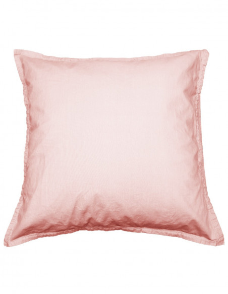 Lot de 2 taies d'oreiller en percale lavée HOME WASHED