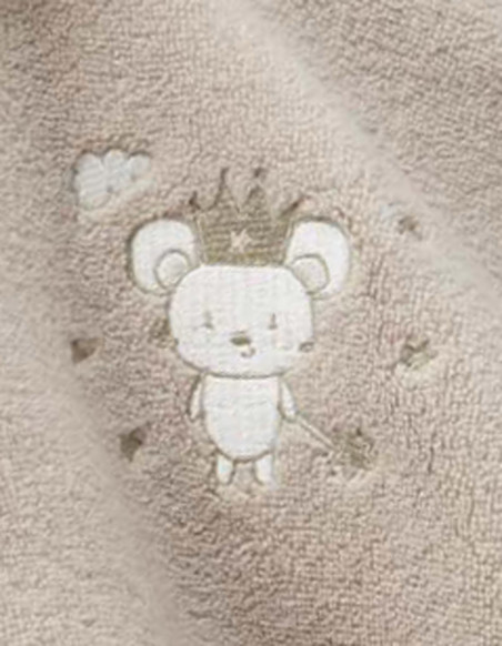 Poncho Enfant BABY SOFT MOUSE STICK Coton Peigné, Ponchos
